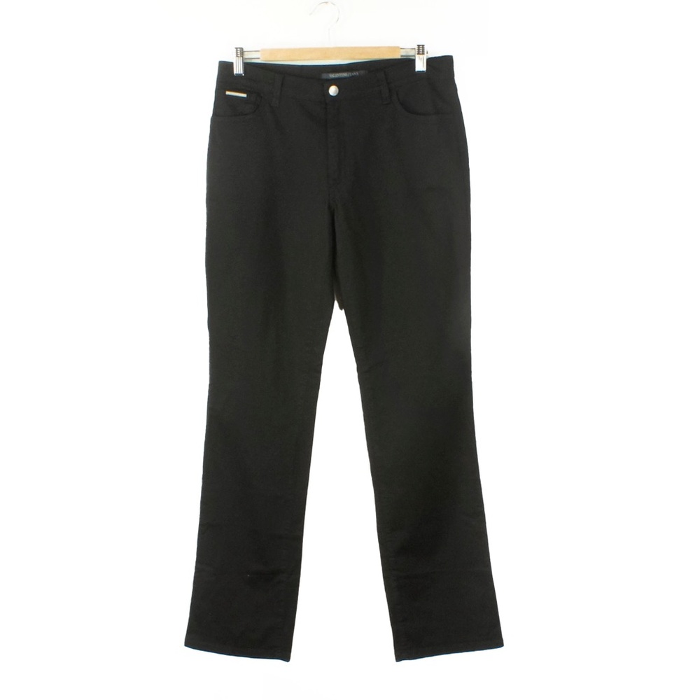 NWT Vintage Valentino Jeans Black Straight Leg Pants Deadstock
